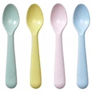 IKEA KALAS Unbreakable Colorful Spoons Toddler Utility Dishwasher Safe Set of 4